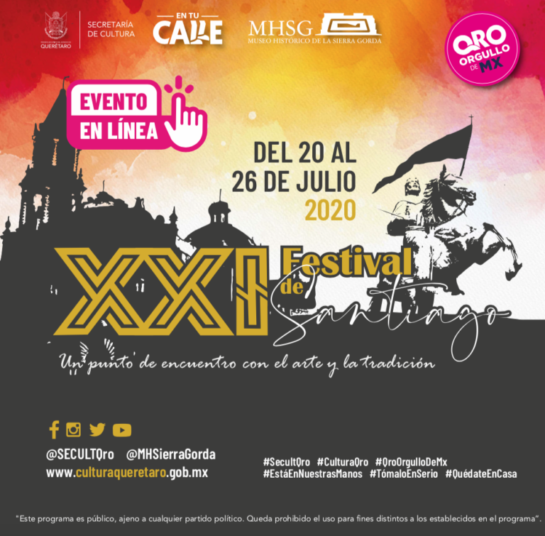 Invitan a Festival de Santiago, talento serrano en línea