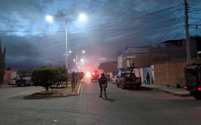 Fresnillo amanece con balaceras y quema de vehículos