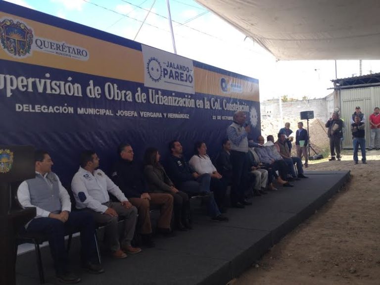 Supervisa MAV obra en la colonia Constelación