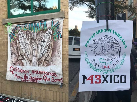 Desde Chicago, exigen justicia por la desaparición de los 43 de Ayotzinapa