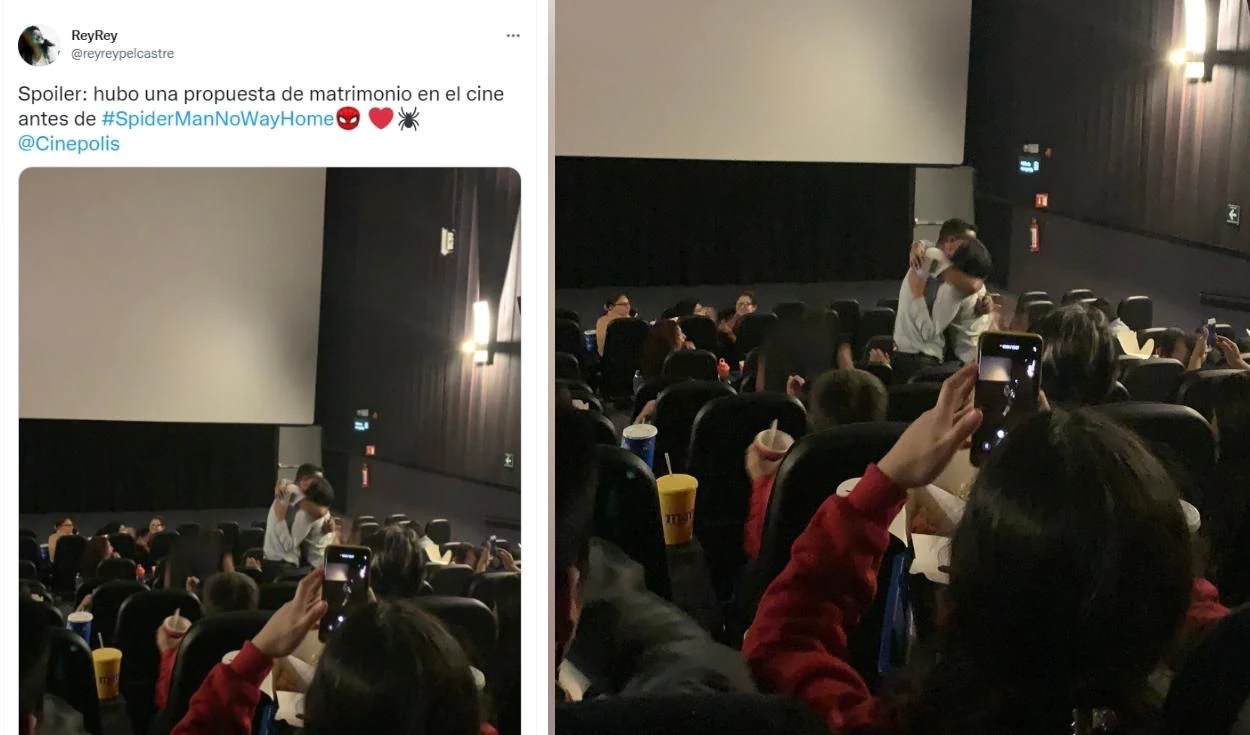 Estreno de Spider-Man toma giro inesperado con propuesta de matrimonio - RR  Noticias