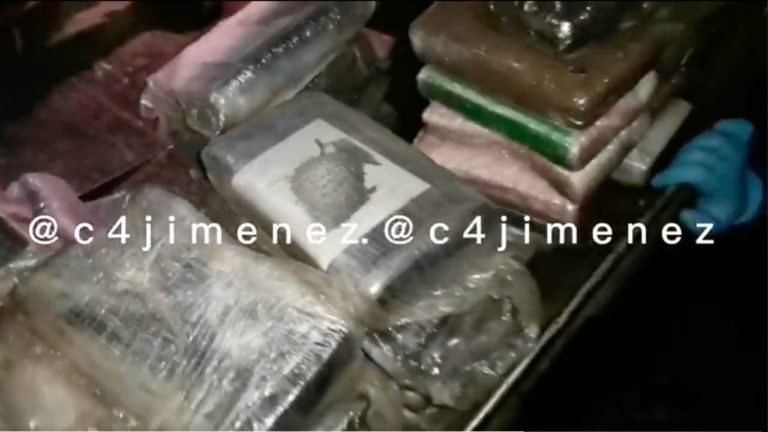 SSC capitalina decomisa 345 kg de cocaína del CJNG; hay 4 detenidos