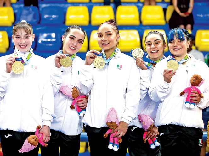 La gimnasia mexicana se colgó el oro tras una brillante actuación